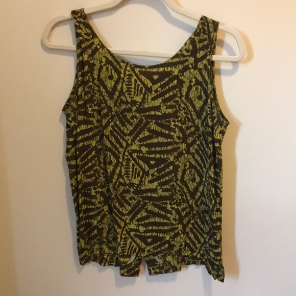 Tops - Dakota Green Tribal Print Top